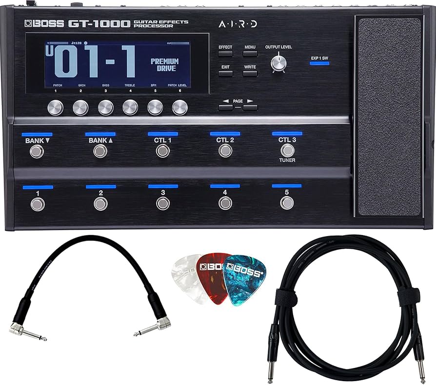 Amazon.com: Boss GT-1000 Guitar Effects Processor Bundle with