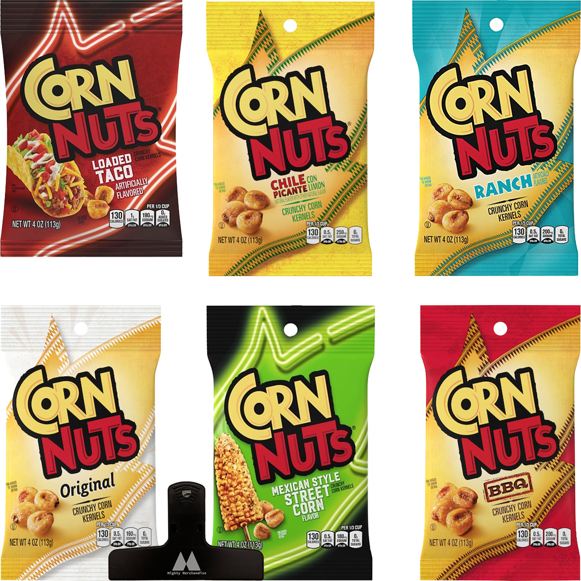 Amazon.com : Corn Nuts Variety Pack | 4 oz Bags (Pack of 6