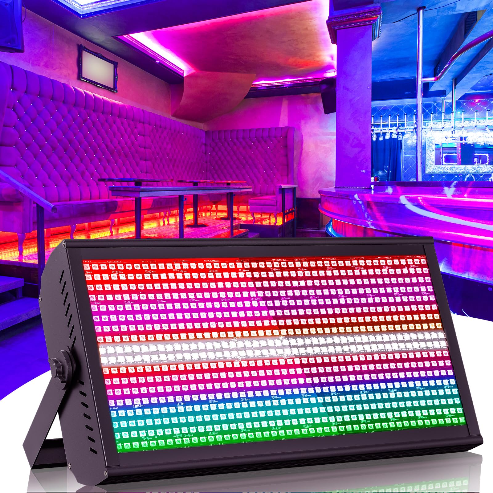 Amazon.co.jp: ZonQoonz 768LED ステージライト 舞台照明 DJライト