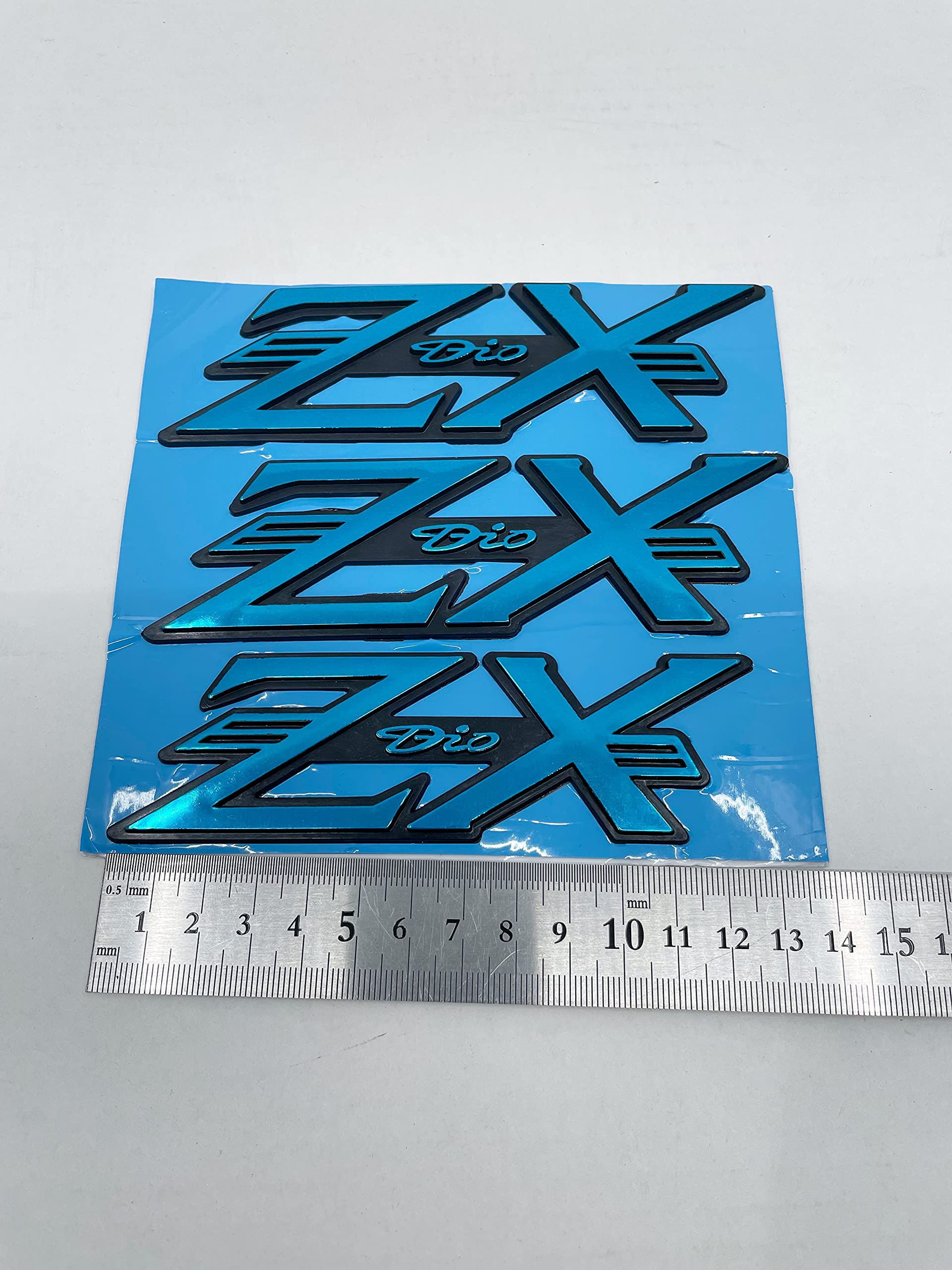 Amazon | ライブDIO AF34 AF35 ZX エンブレム 3枚/1SET (青) ブルー