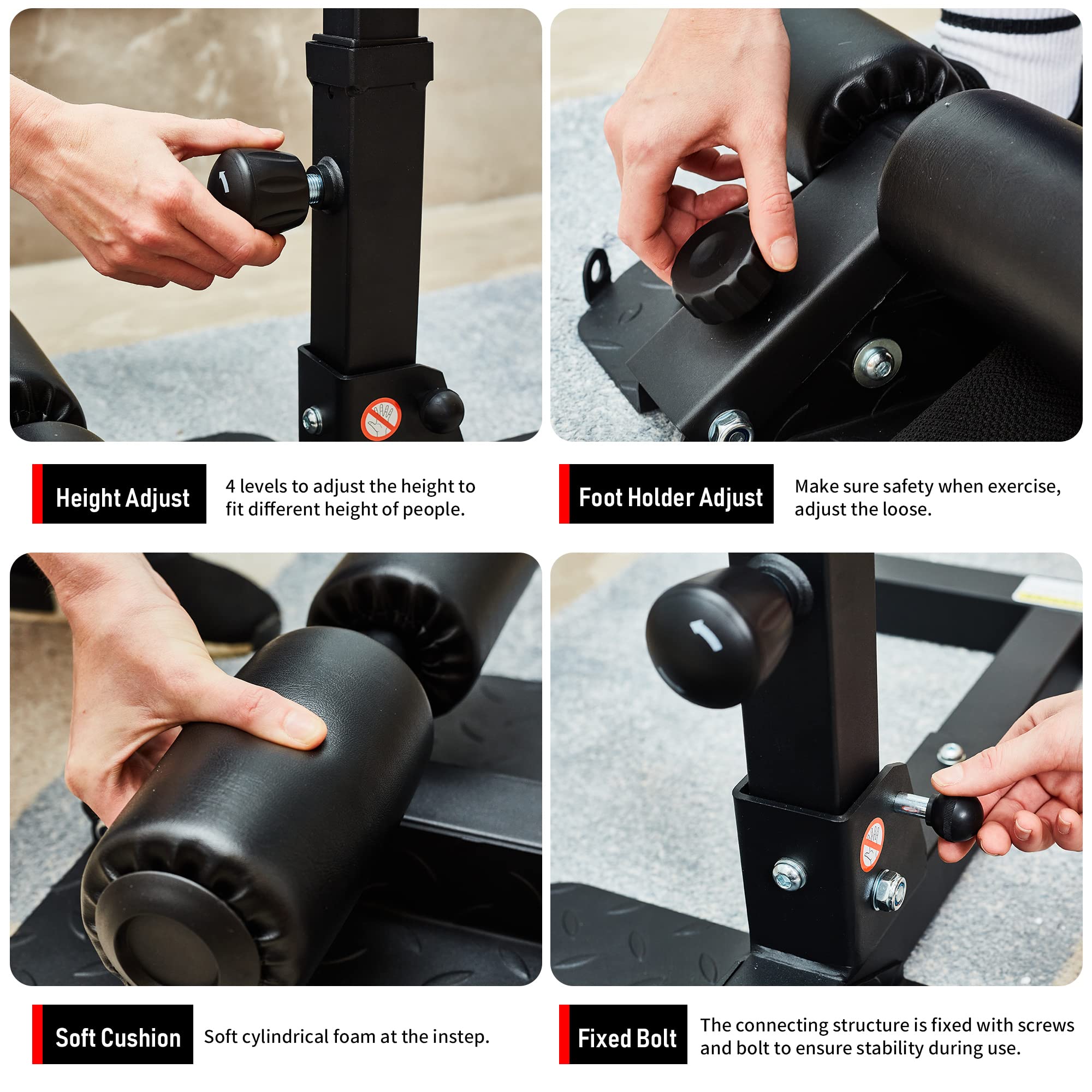 Amazon.co.jp: leikefitness Deep Sissy スクワットベンチ コアワーク