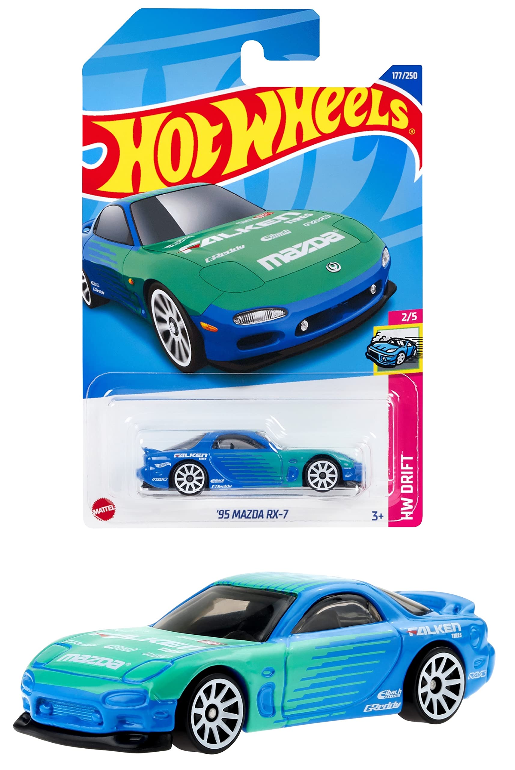 Amazon | ホットウィール(Hot Wheels) ベーシックカー '95 マツダ RX-7
