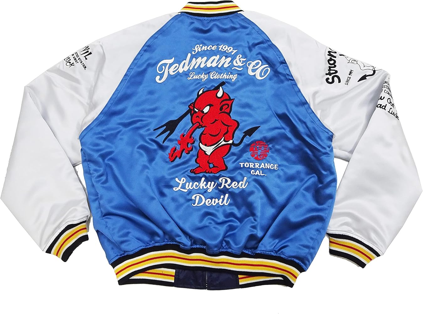 Amazon | (テッドマン) TEDMAN スカジャン TSK-059 中綿入り 刺繍