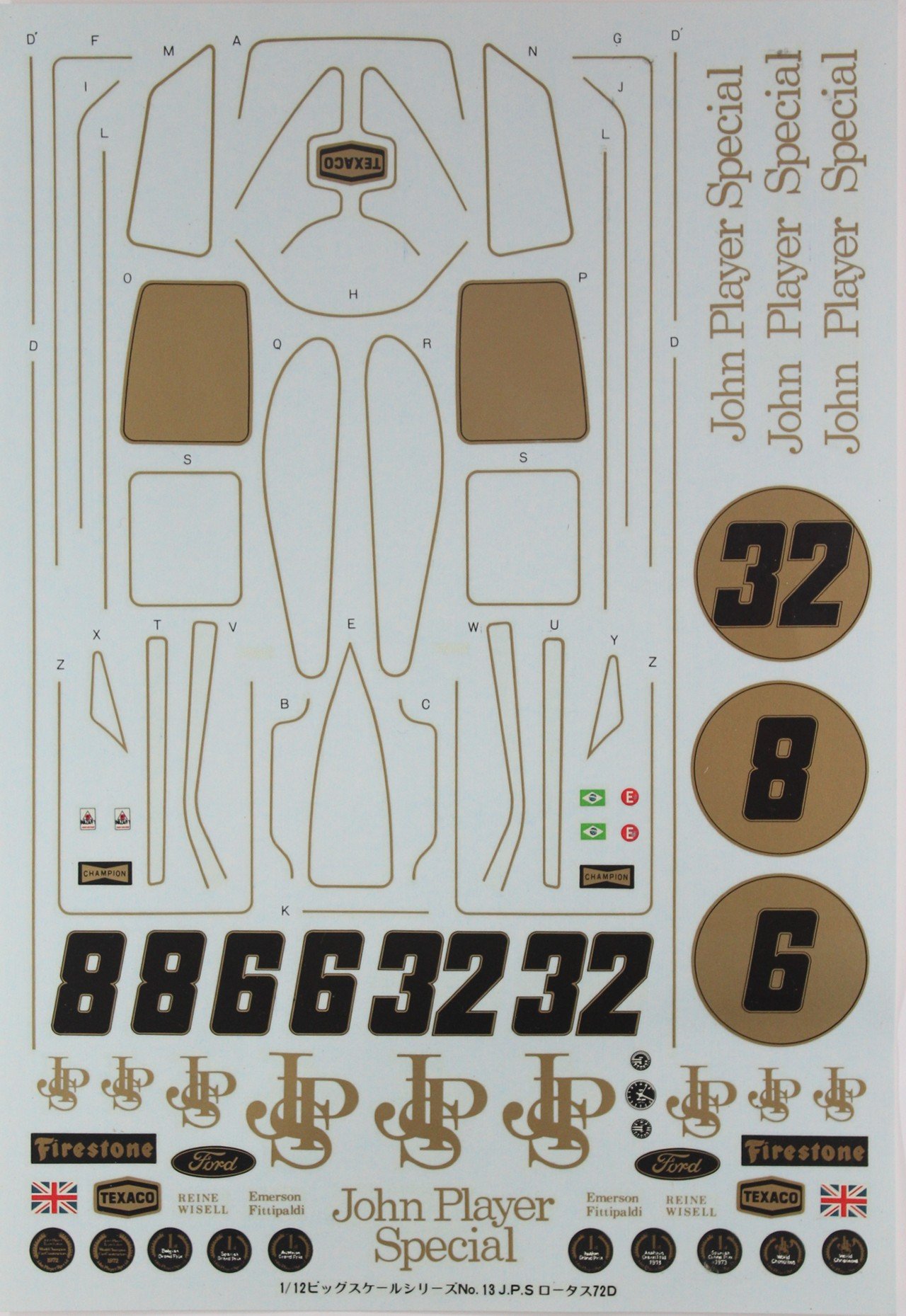 Amazon | タミヤ 1/12 JPSロータス72D (1／12 ビッグスケールカー
