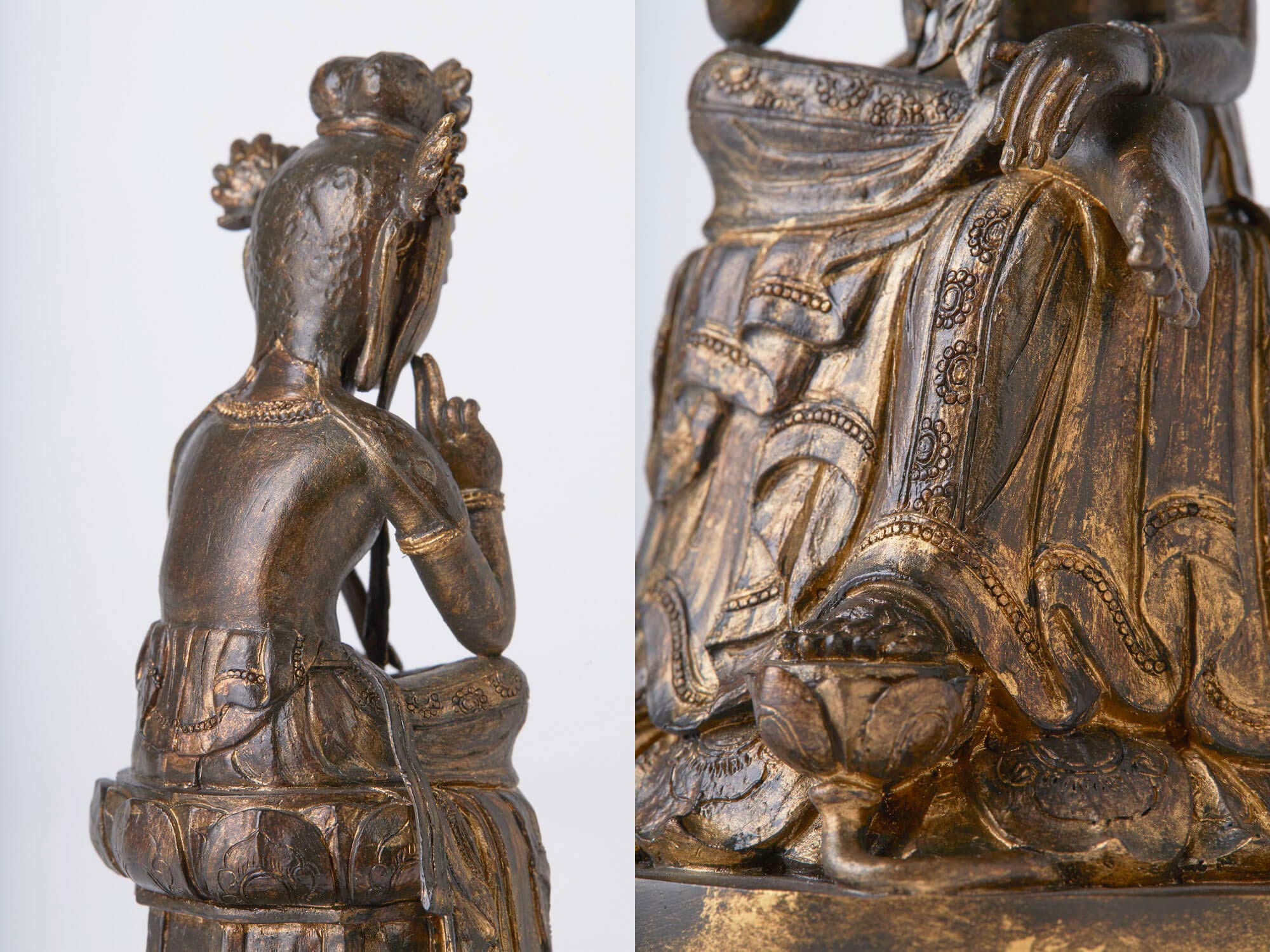 Amazon.co.jp: イスム TanaCOCORO[掌] 金銅弥勒＿仏像 フィギュア イS