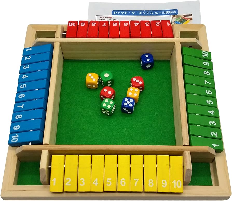 Amazon | AZ-FRONT シャットザボックス 数学ボードゲーム カラフル