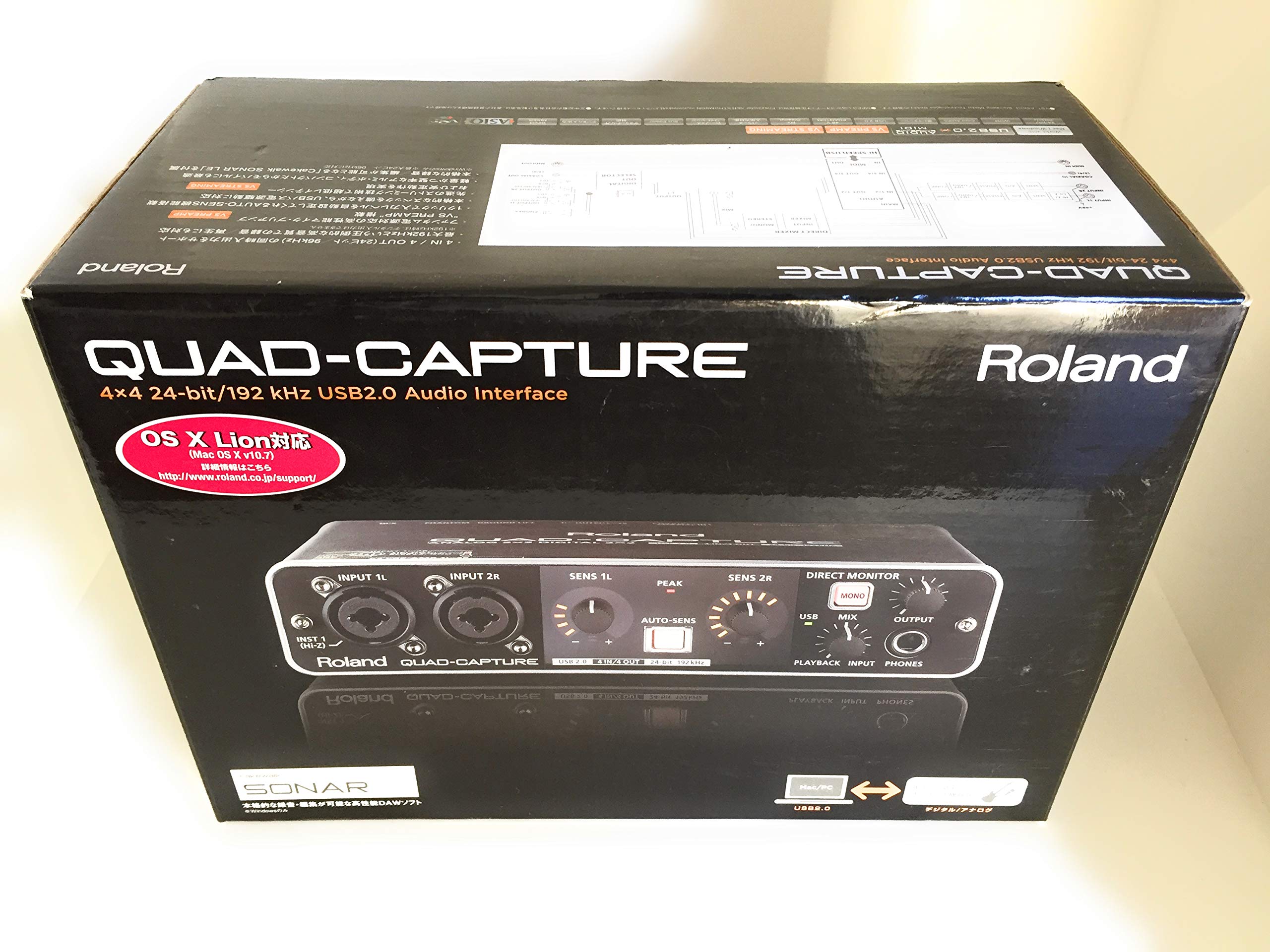 Amazon.co.jp: Roland ローランド オーディオインターフェイス QUAD