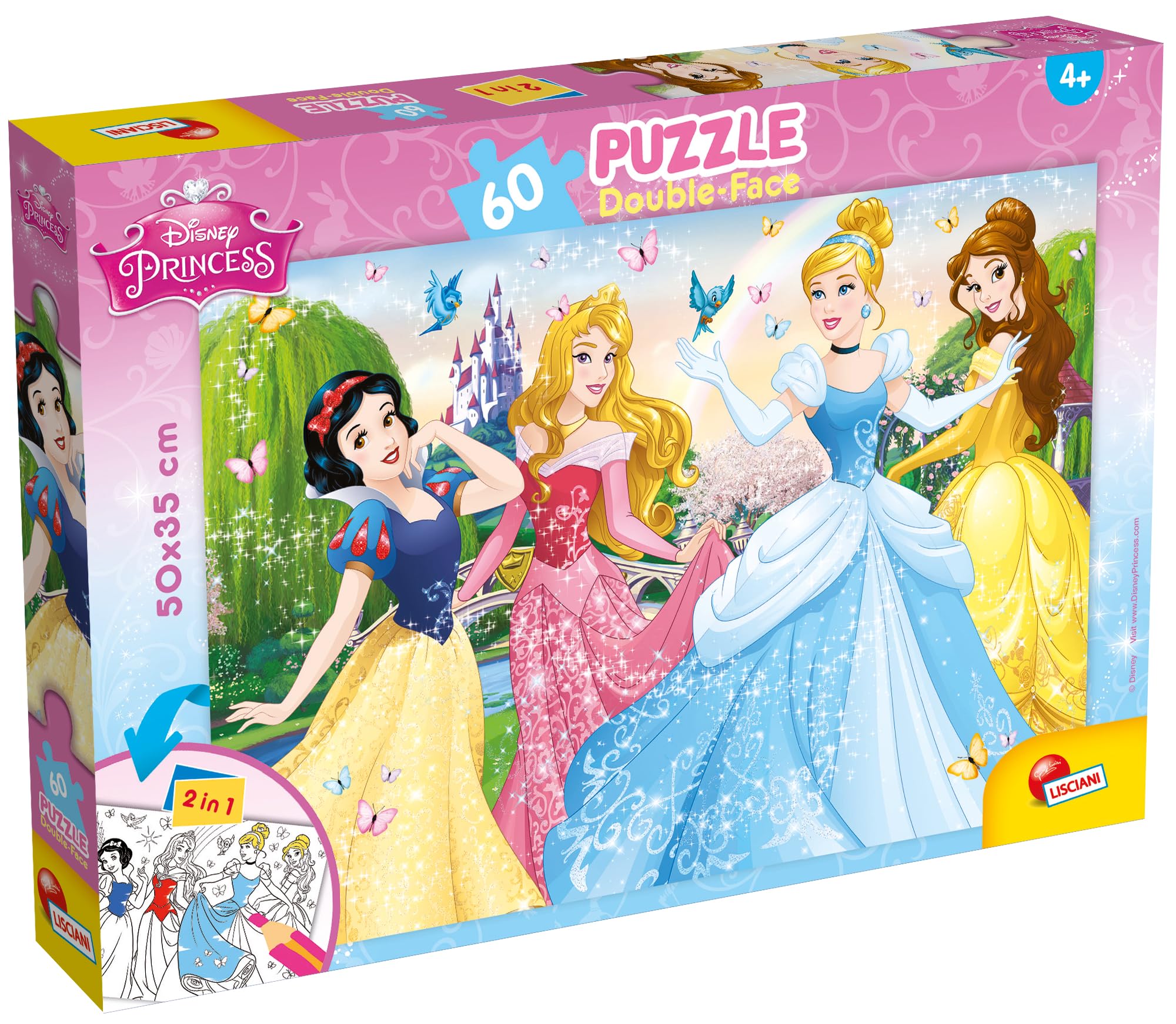 Amazon.com: Disney 47901 Puzzle Df Plus Princess, Size-50 x 35 cm