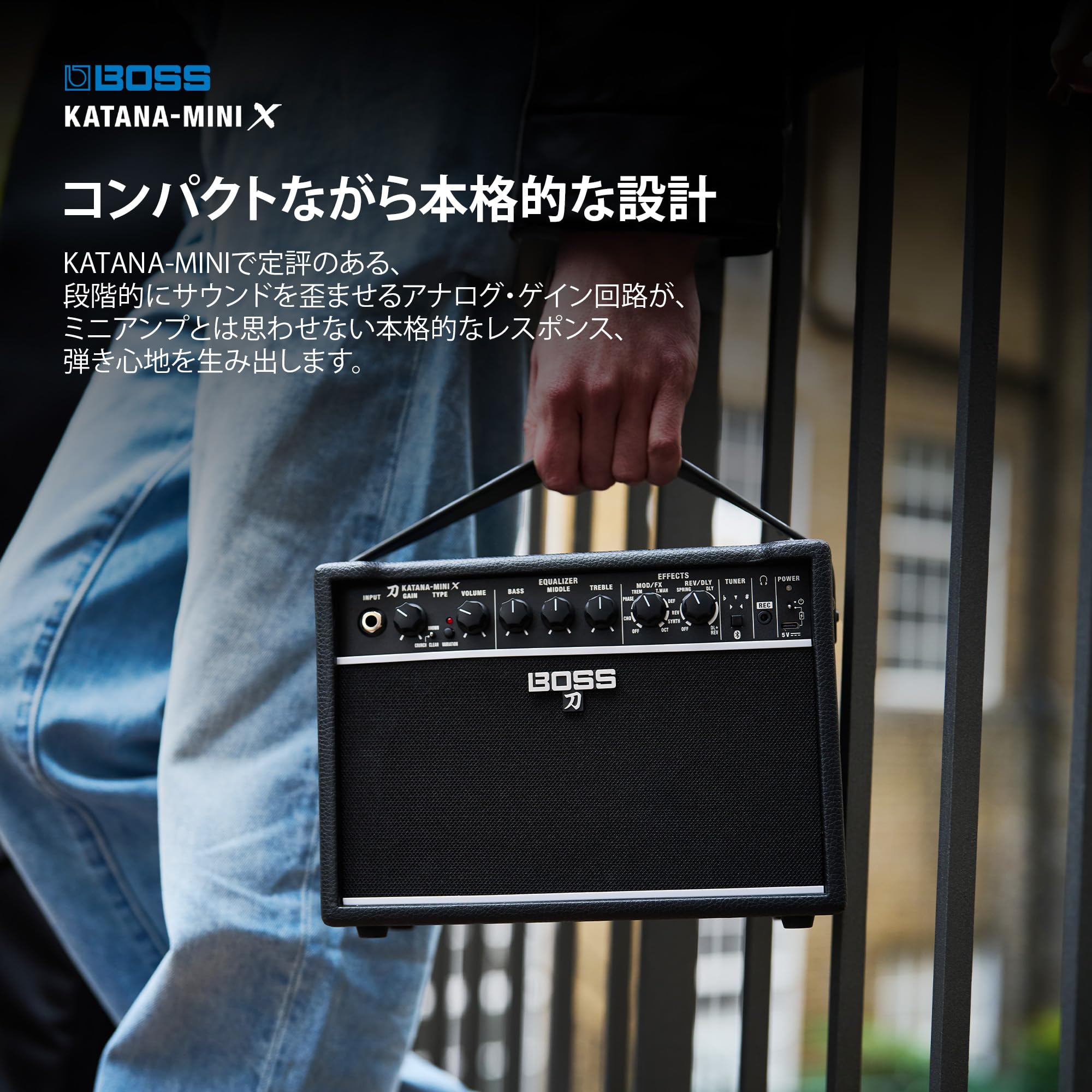 Amazon | BOSS ボス KTN-MINI X 小型ギターアンプ KATANA AMP MINI X
