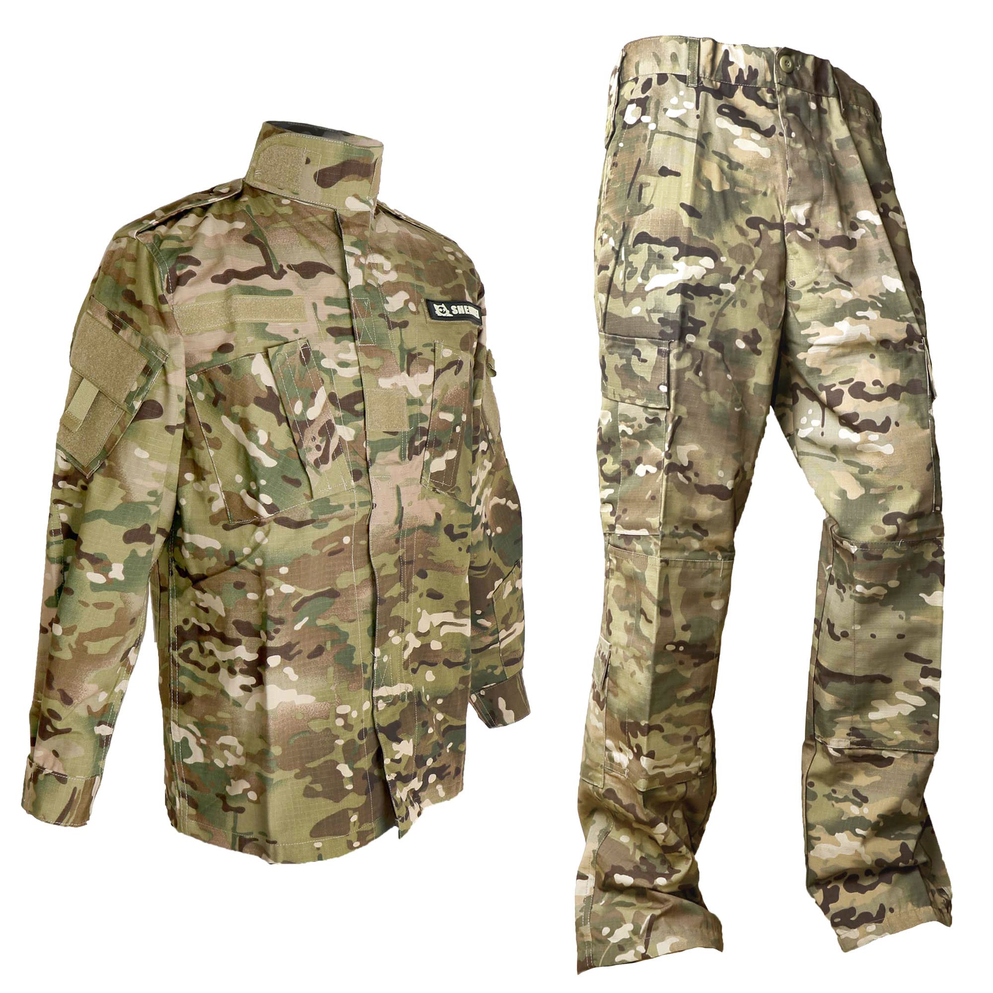 Amazon | [SHENKEL] 迷彩服上下セット M マルチカム bdu-cm02-M [並行