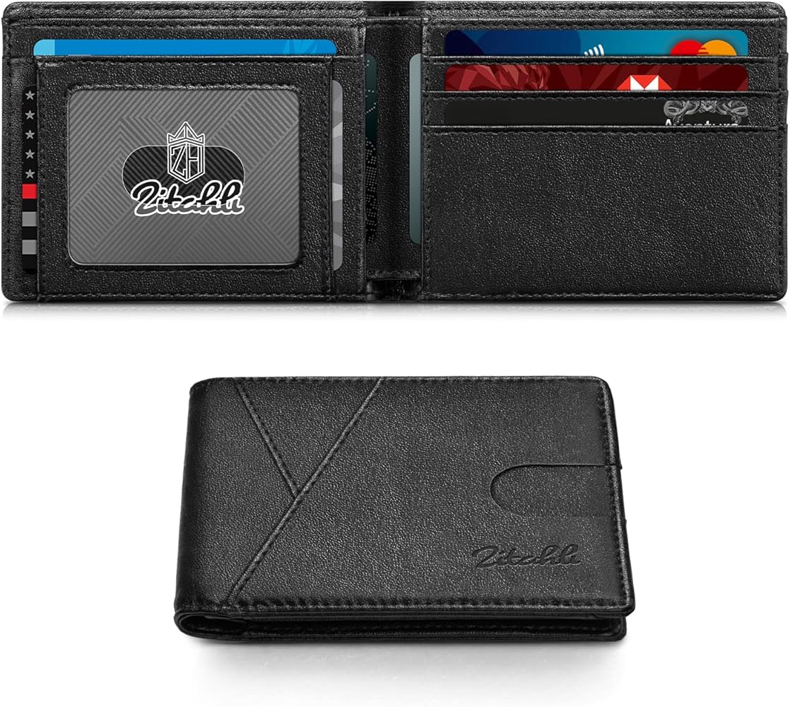 Amazon.com: Zitahli Wallet for Men Slim 11 Credit Card Holder RFID