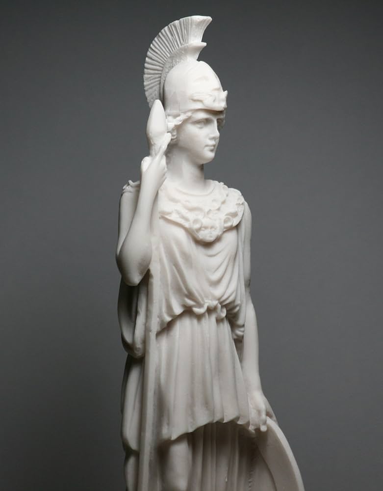 Amazon.com: Goddess of Wisdom Athena Minerva Alabaster Statue