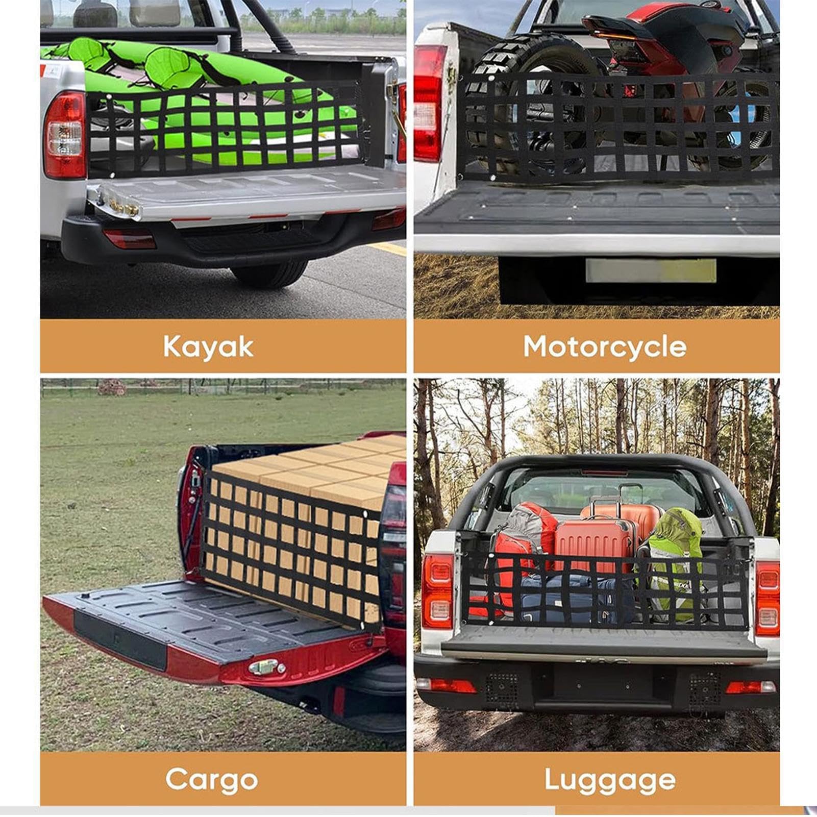 Amazon.co.jp: トラック荷台用テールゲートネット、トラックテール