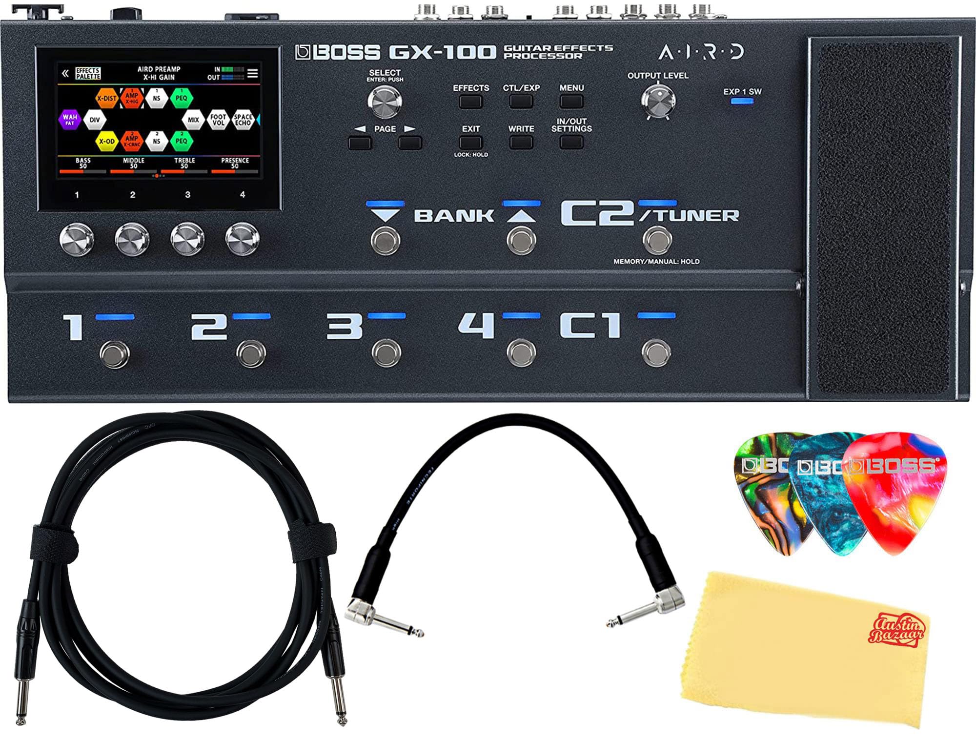 Amazon.com: Boss GX-100 Guitar Multi-Effects Pedal Bundle with