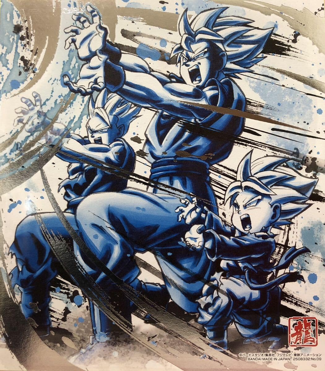 Amazon.co.jp: 色紙ART10 孫悟空 孫悟飯 孫悟天 親子かめはめ波 ミニ