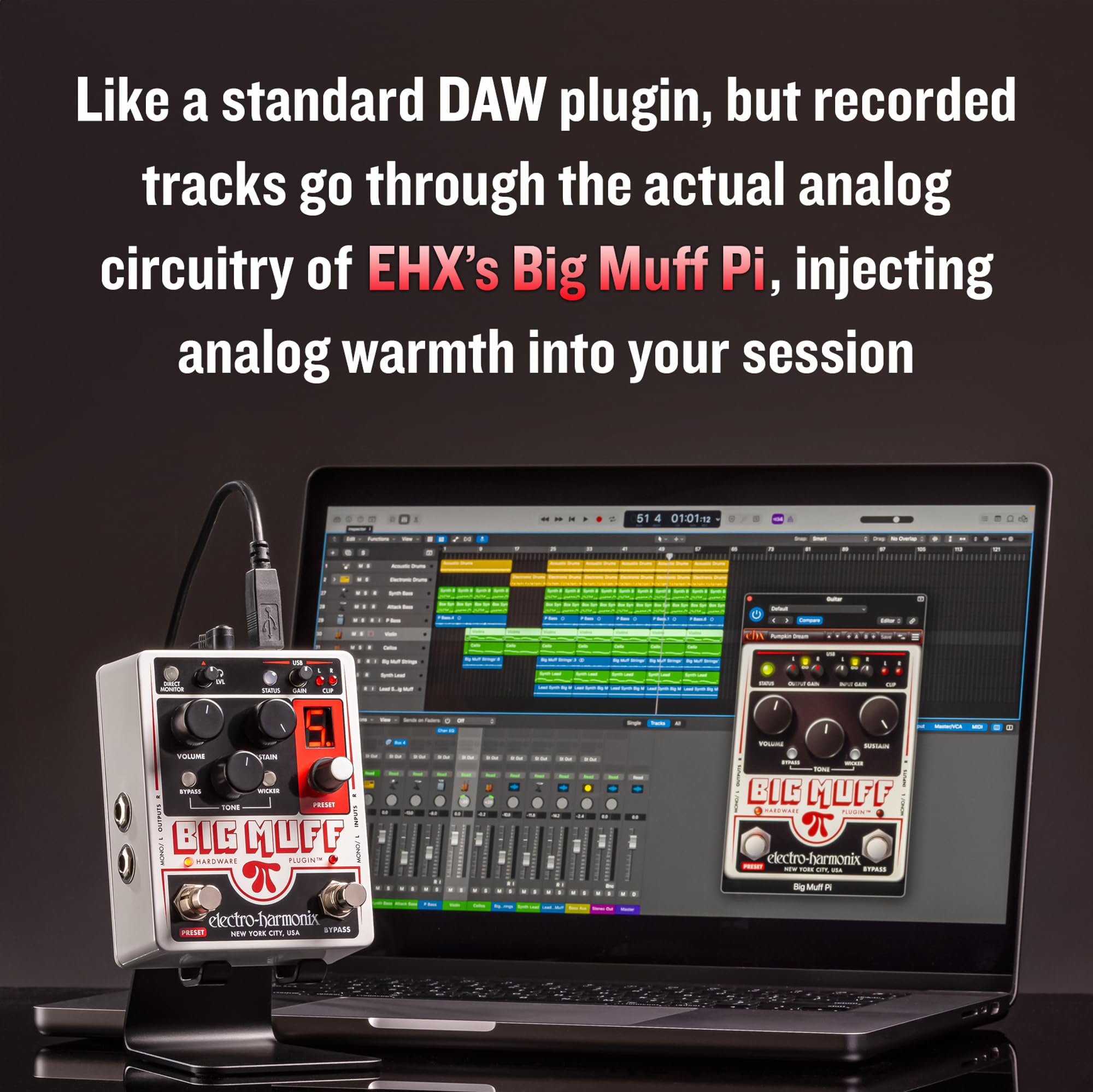 Amazon | electro-harmonix/Big Muff Pi Hardware Plugin ビッグマフ