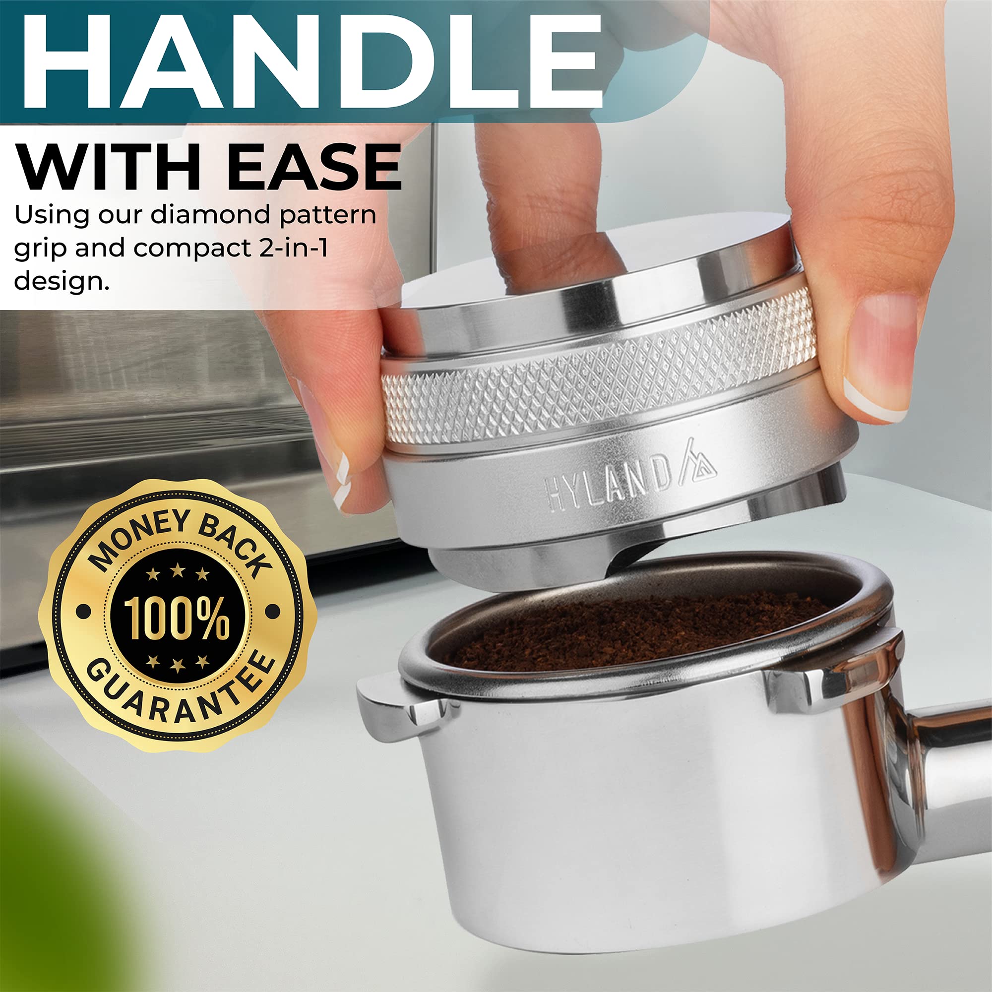 Amazon | 53mm コーヒーディストリビューター & タンパー - 54mm