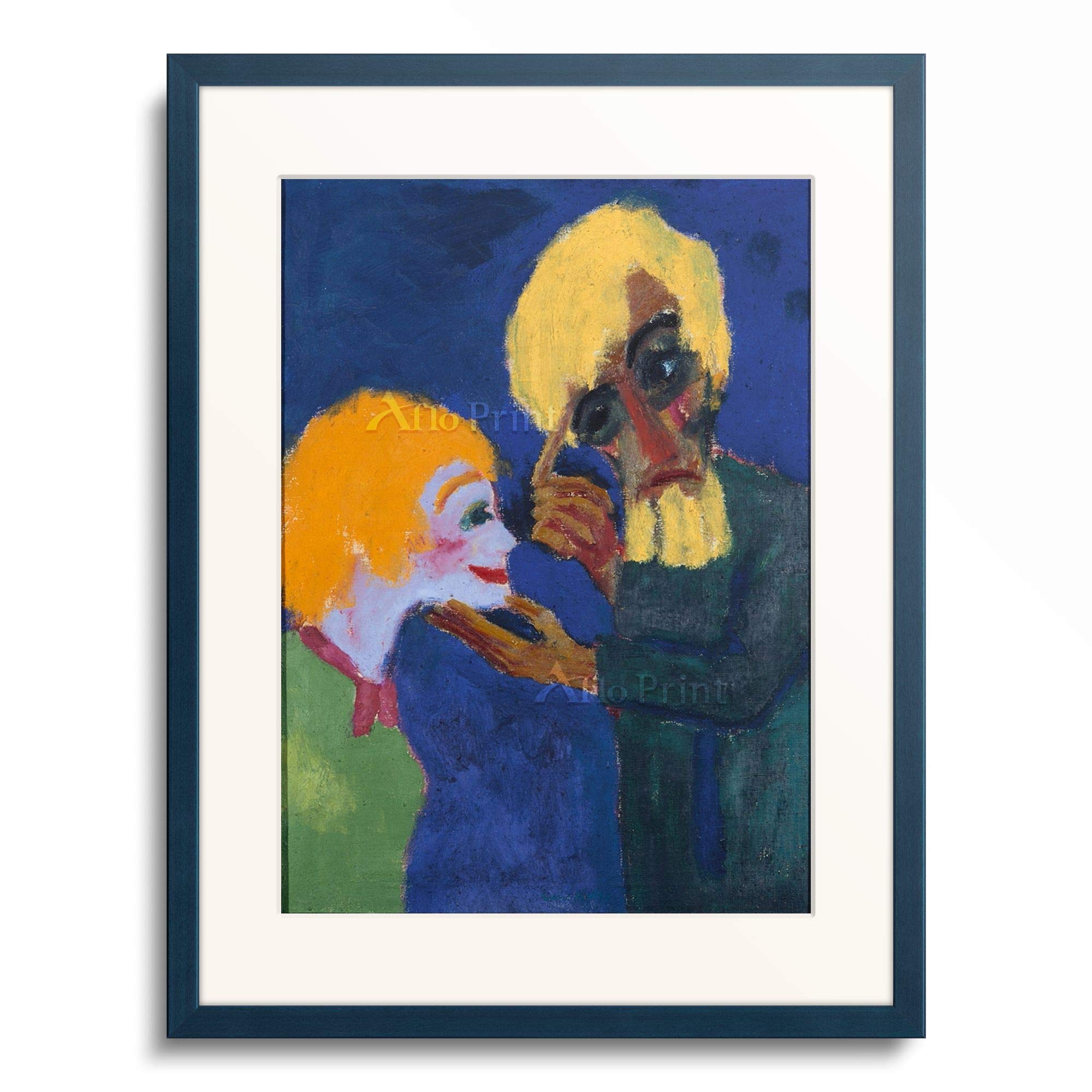 Amazon.co.jp: エミール・ノルデ Emil Nolde 「Scholar with Girl
