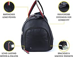 Buy Gear Essentials 27L Faux-Leather Water Resistant Travel Duffle