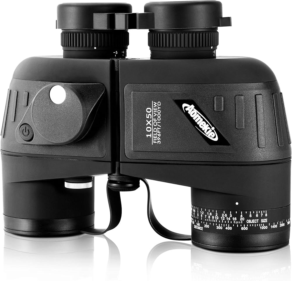 Amazon | AOMEKIE 双眼鏡 10倍 50mm 微光 ナイトビジョン 防振 防水