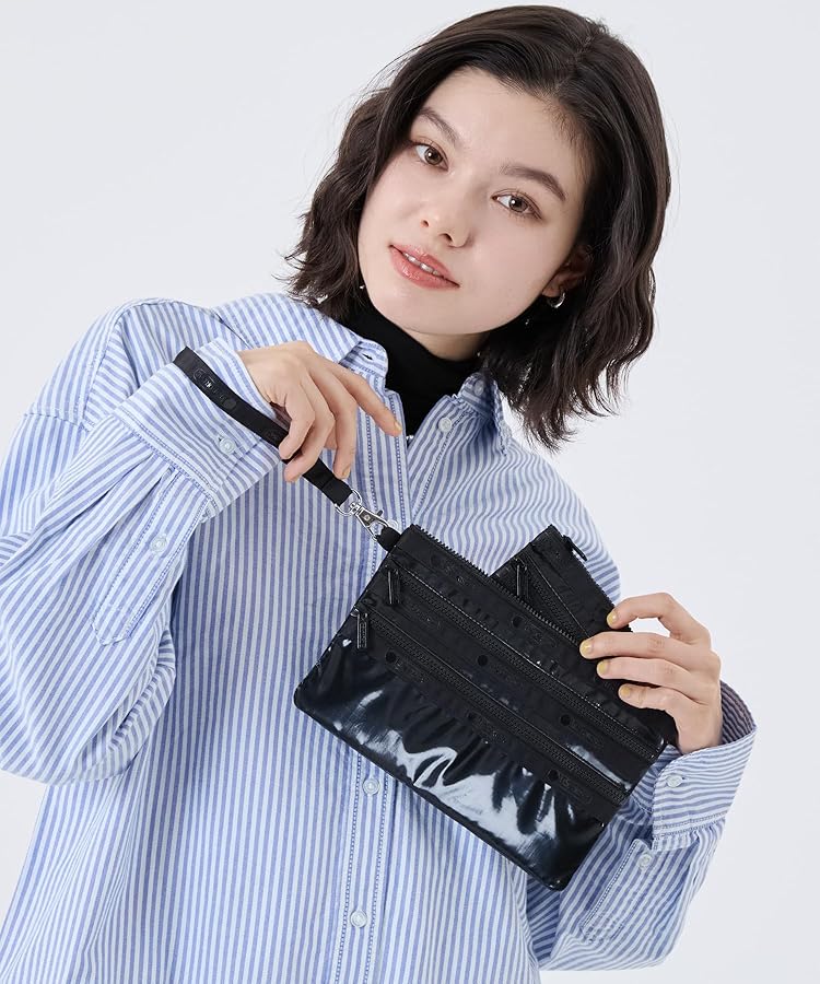 Amazon | 【ひとりっぷ(R)×LeSportsac】ZIP POUCH SET3/1602/オボロ