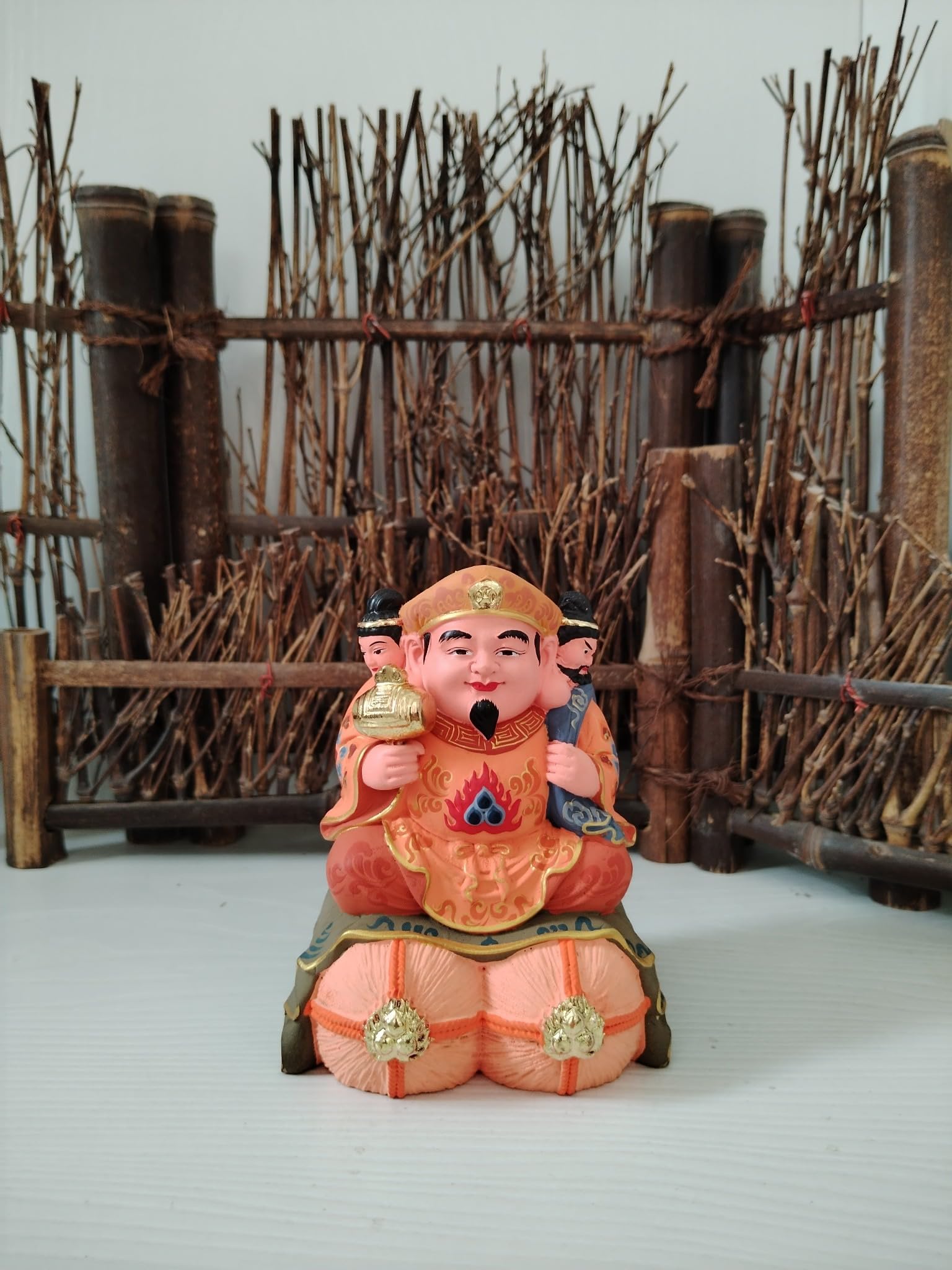 Amazon｜仏像 大黒天様像 三面大黒天 置物 開運招福七福神 大黒天