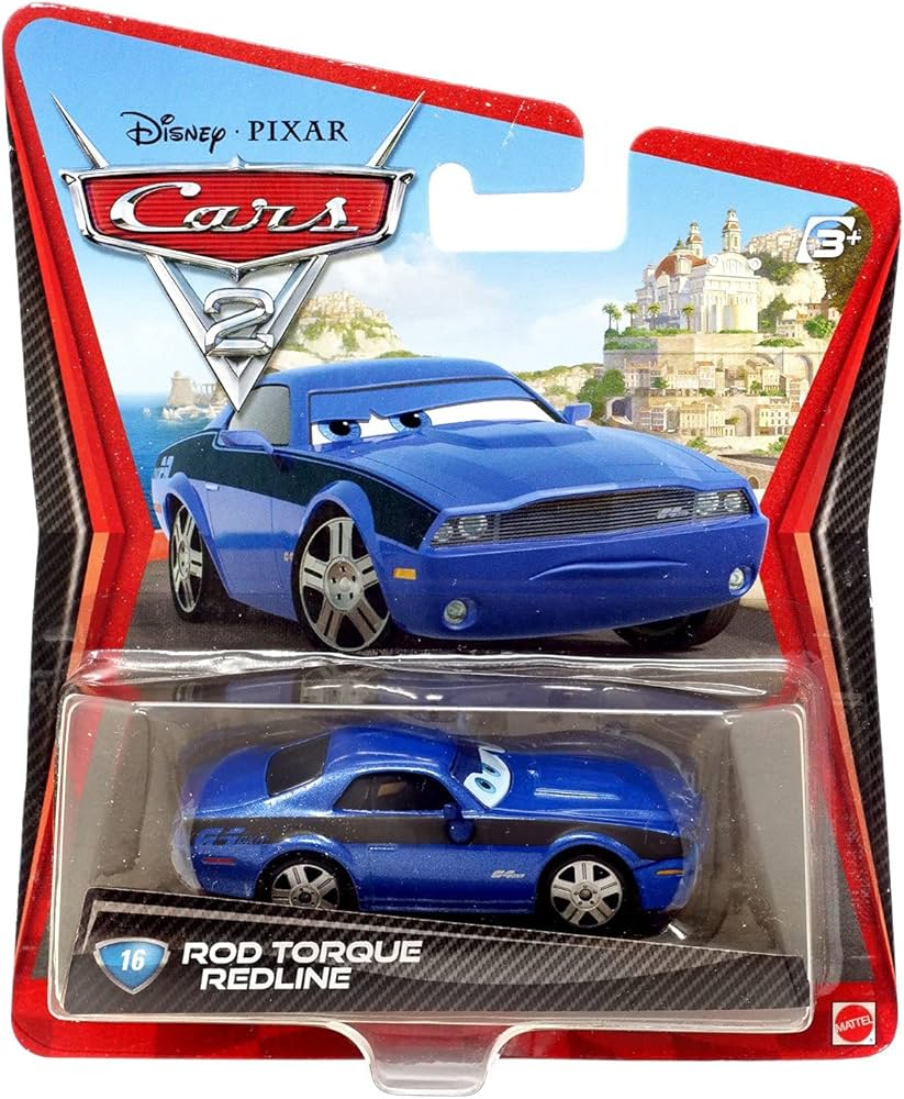 Amazon | カーズ2 ミニカー 16ロッド・トルク・レッドライン6644i