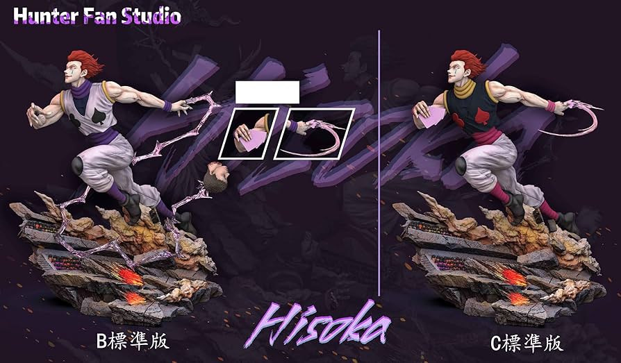 Amazon | クロロ・ルシルフルVSヒソカ フィギュア 1/6スケール 塗装