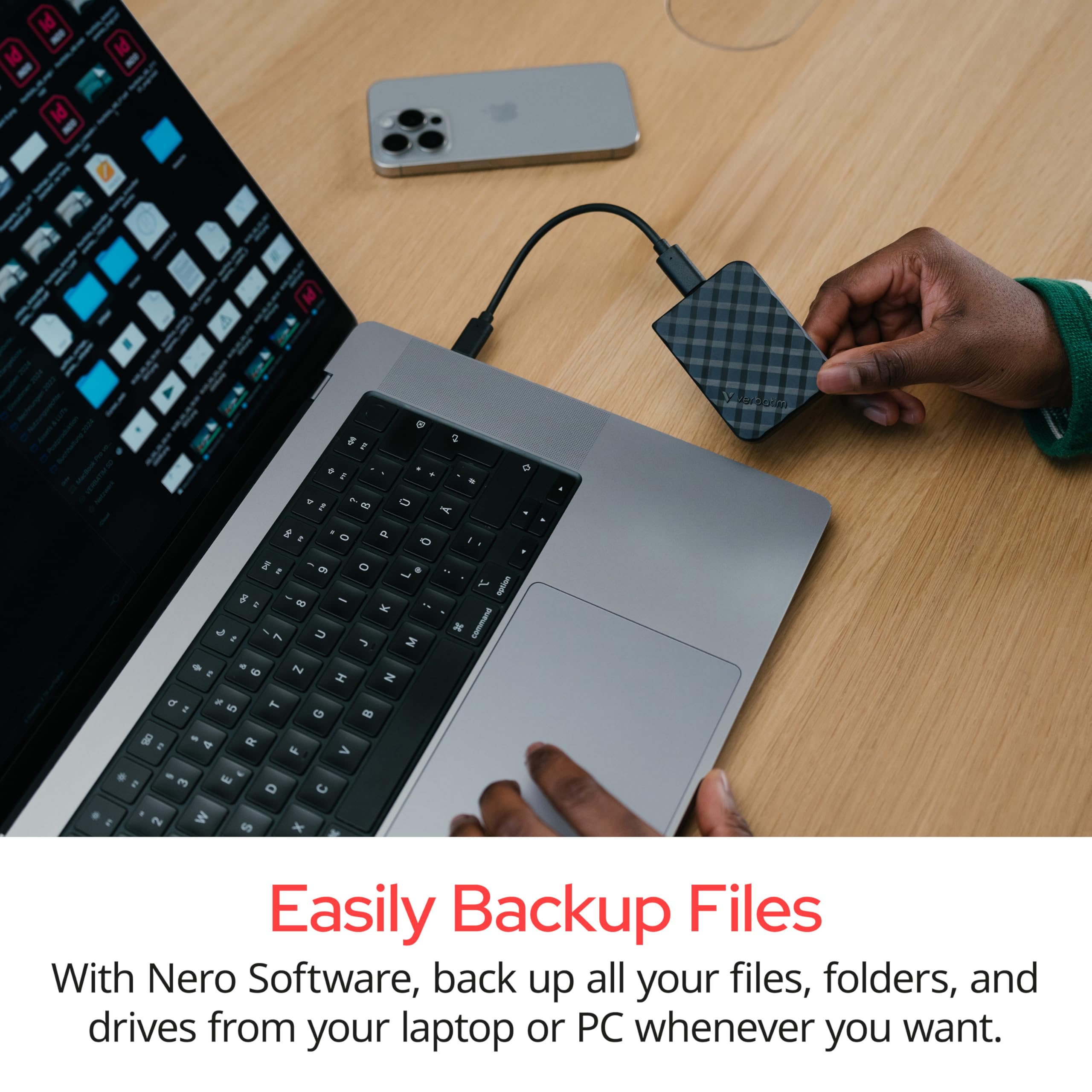 Verbatim Store 'n' Go Mini Diamond Portable SSD 1TB USB 3.2 Gen 1