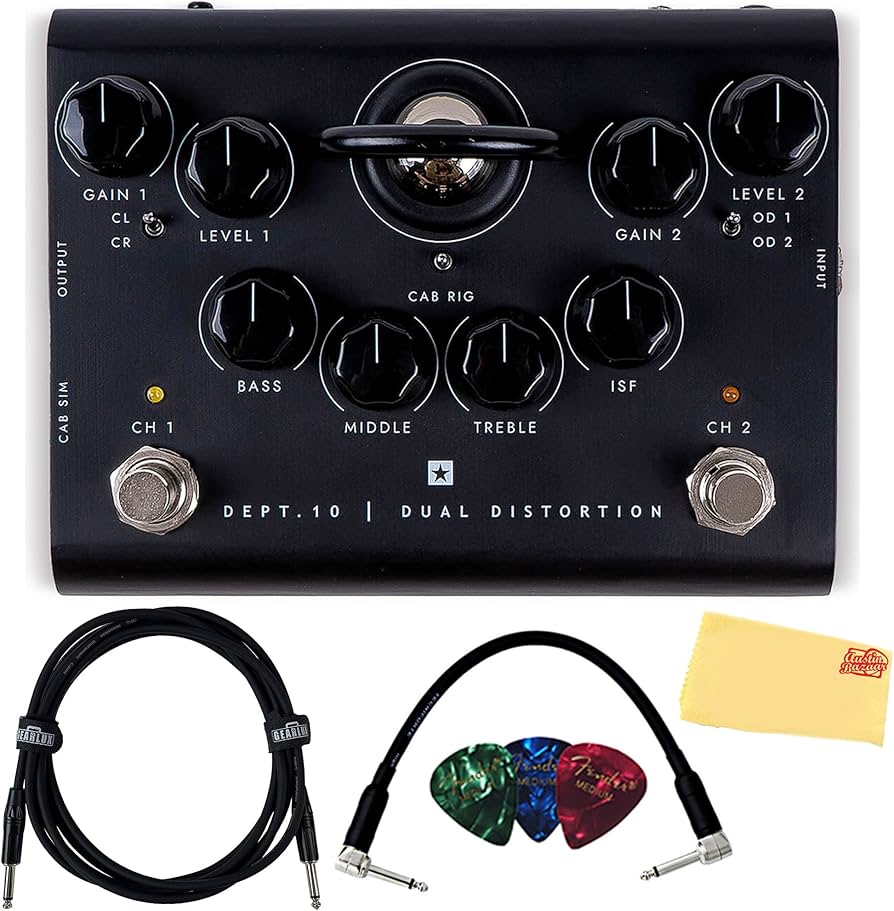 Amazon | Blackstar Dept 10 デュアルディストーションペダルバンドル