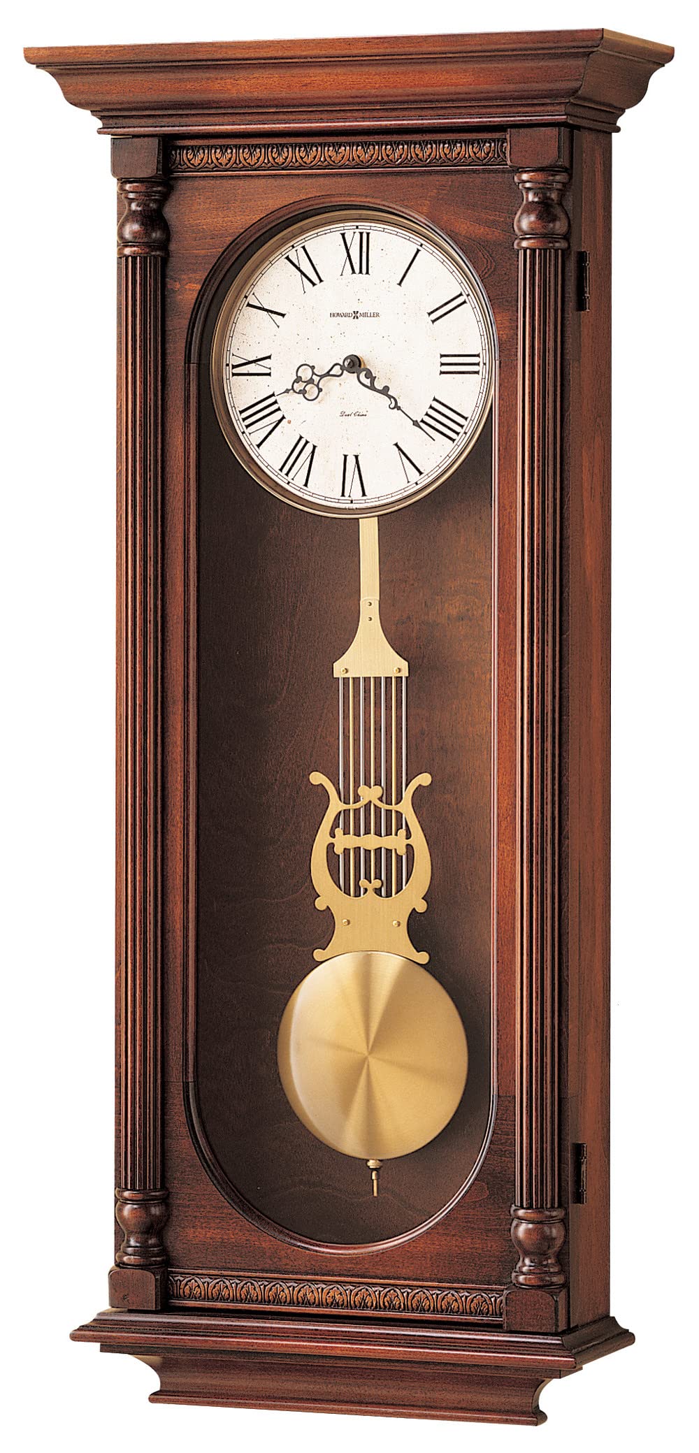 Howard Miller Helmsley Wall Clock 620-192 – Windsor Casual, Brass