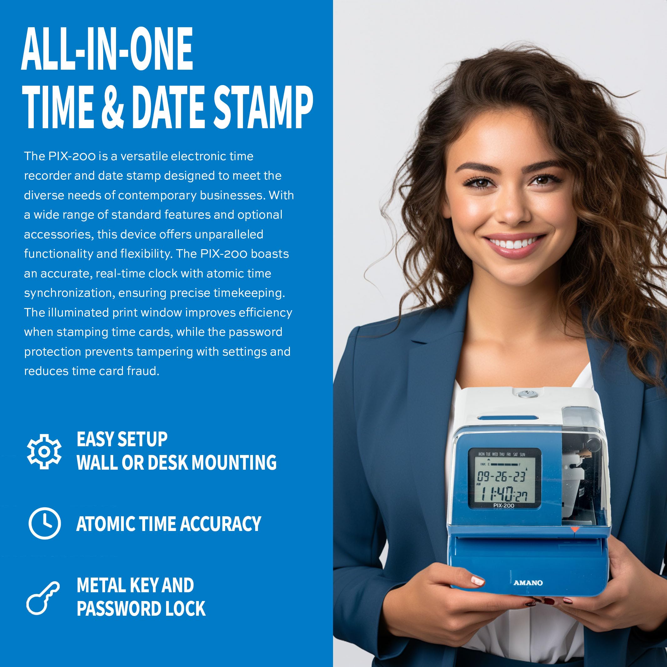 Amazon.co.jp: アマノ タイムスタンプ PIX-200 : 文房具・オフィス用品