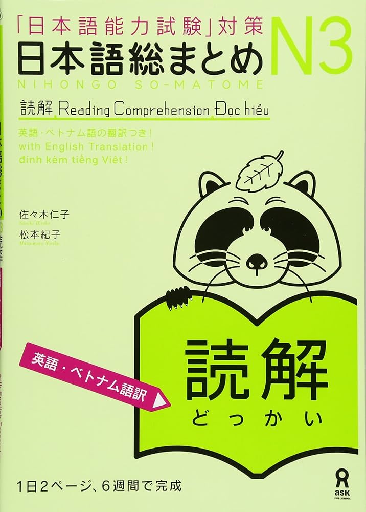 日本語総まとめ N3 読解 [英語・ベトナム語版] Nihongo Soumatome N3
