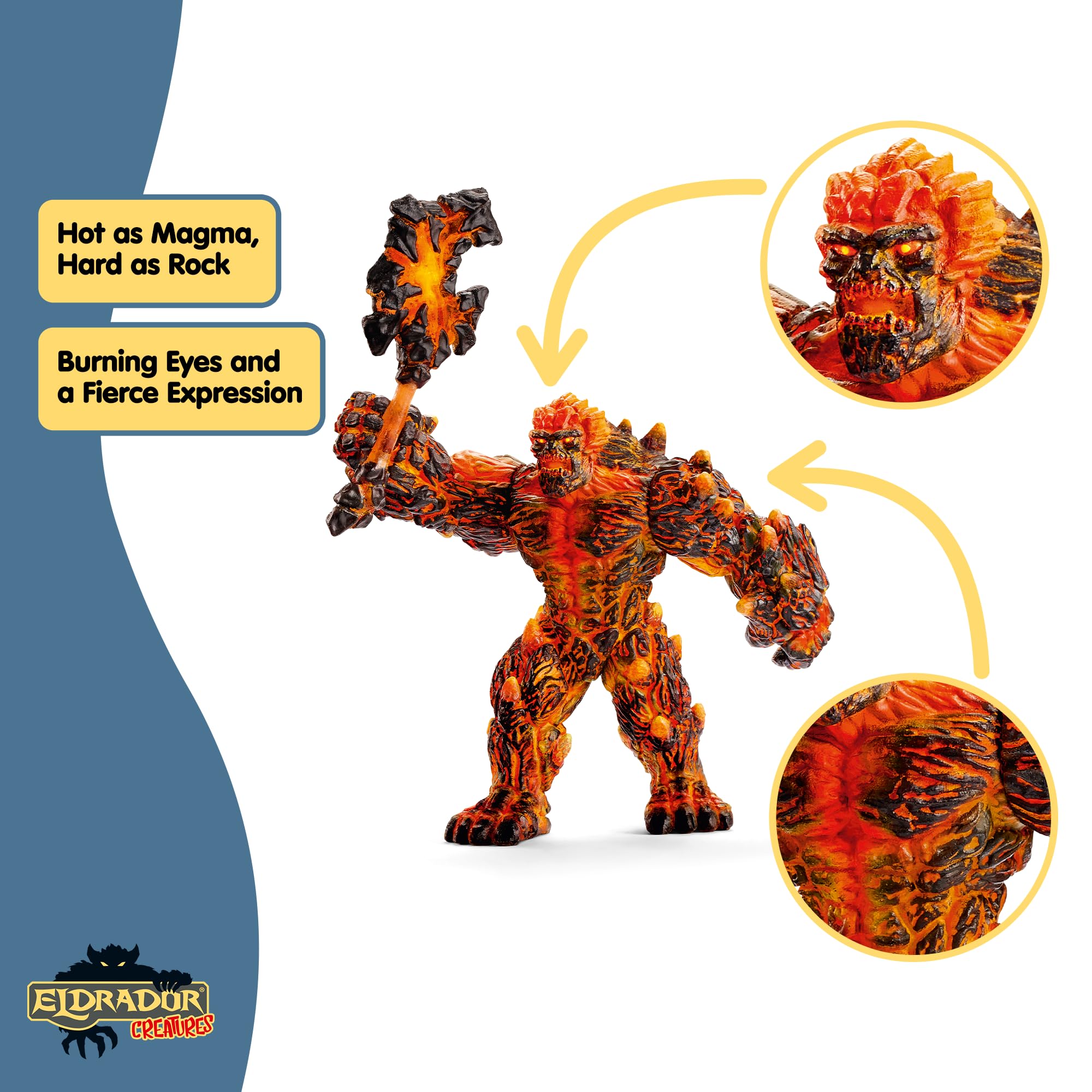 Amazon.com: Schleich Eldrador Creatures - Lava Monster Figurine