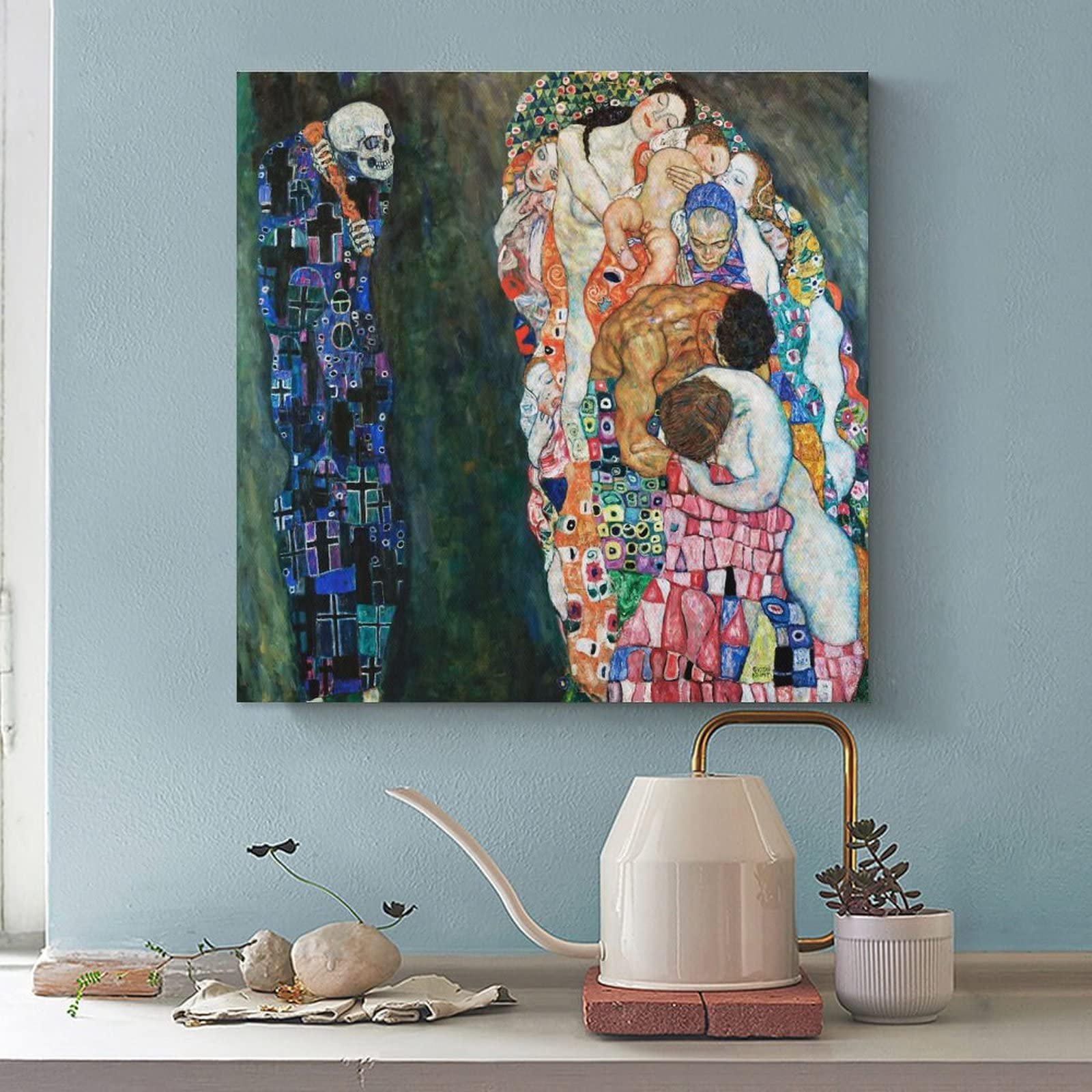 Amazon.co.jp: Gustav Klimtグスタフ・クリムト名画の数々ポスター『死