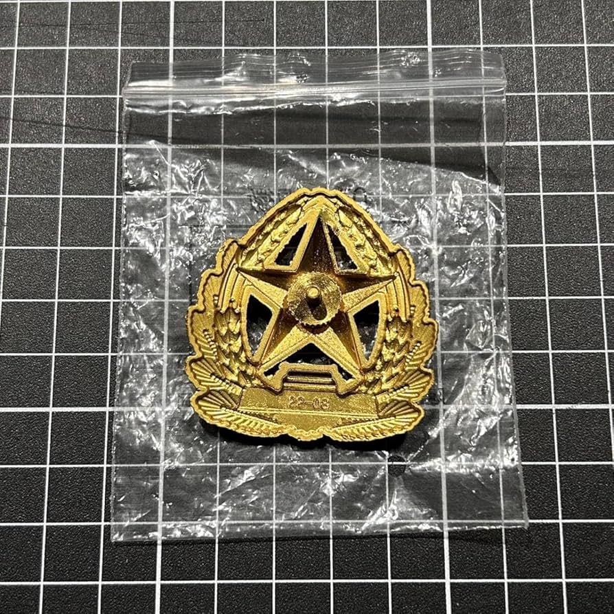 Amazon.co.jp: 品中国人民解放軍 07式 女性制帽用 小帽章 中国軍 制帽