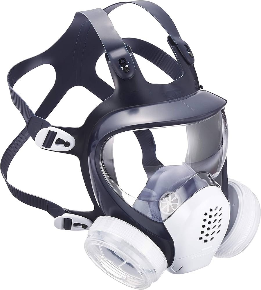 Amazon.co.jp: シゲマツ(重松製作所) 直結式全面形防毒マスク GM185C M