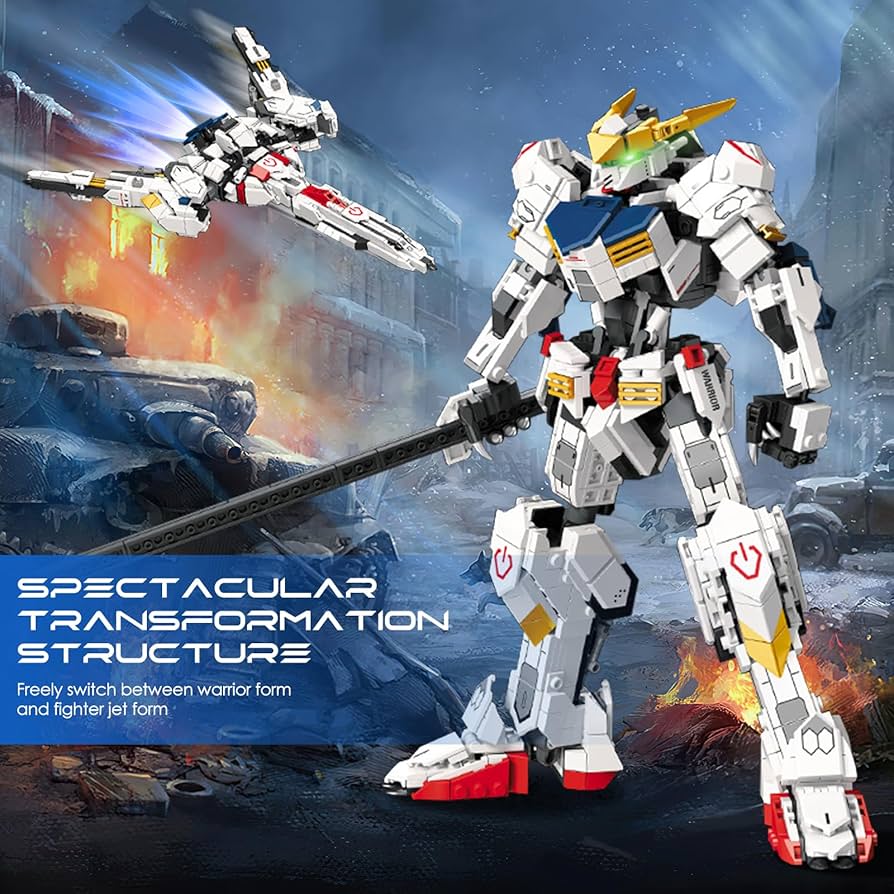 Amazon.co.jp: Velance メカロボット 変形ビルディングブロックセット