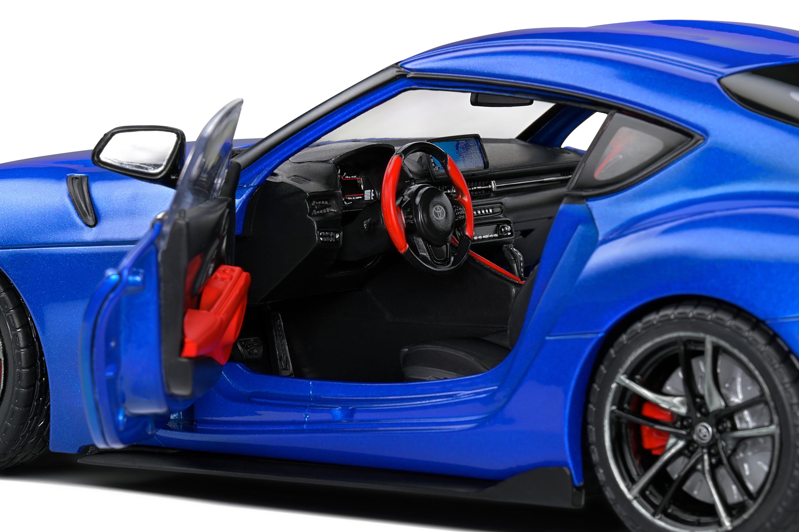 Amazon.com: SOLIDO 1:18 Toyota GR Supra Blue 2021 : Toys & Games