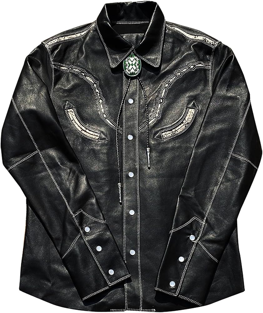 Amazon.co.jp: 本格！アメリカン 豪華 シープスキン レザー ウエスタン