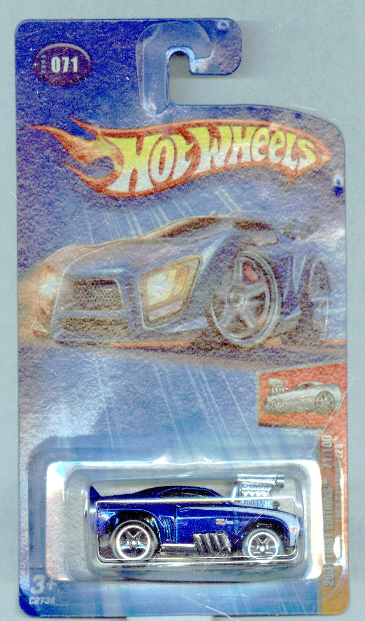 Amazon.com: Hot Wheels 2004-071/100 First Editions Blue 'Tooned