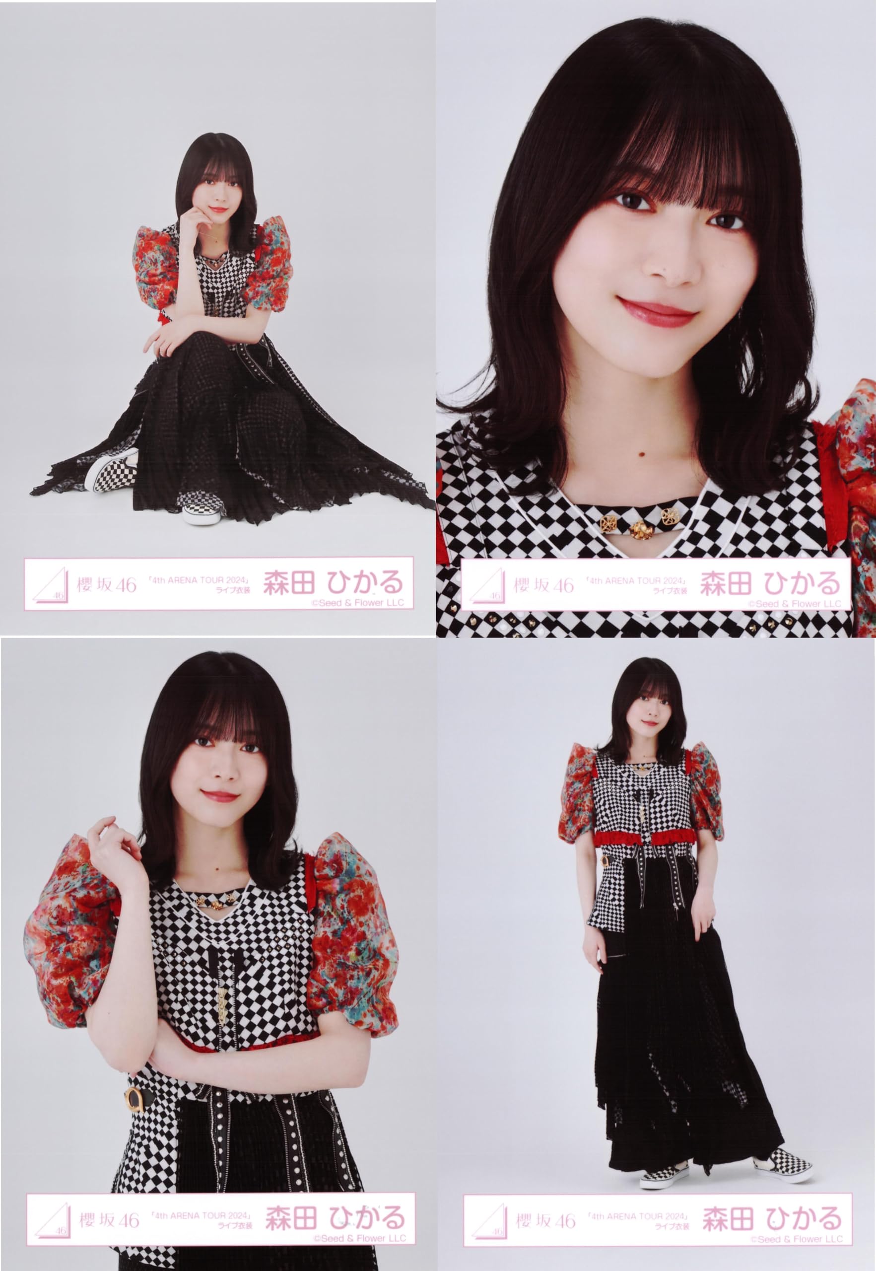 Amazon.co.jp: 櫻坂46 生写真 「4th ARENA TOUR 2024」ライブ衣装 4種