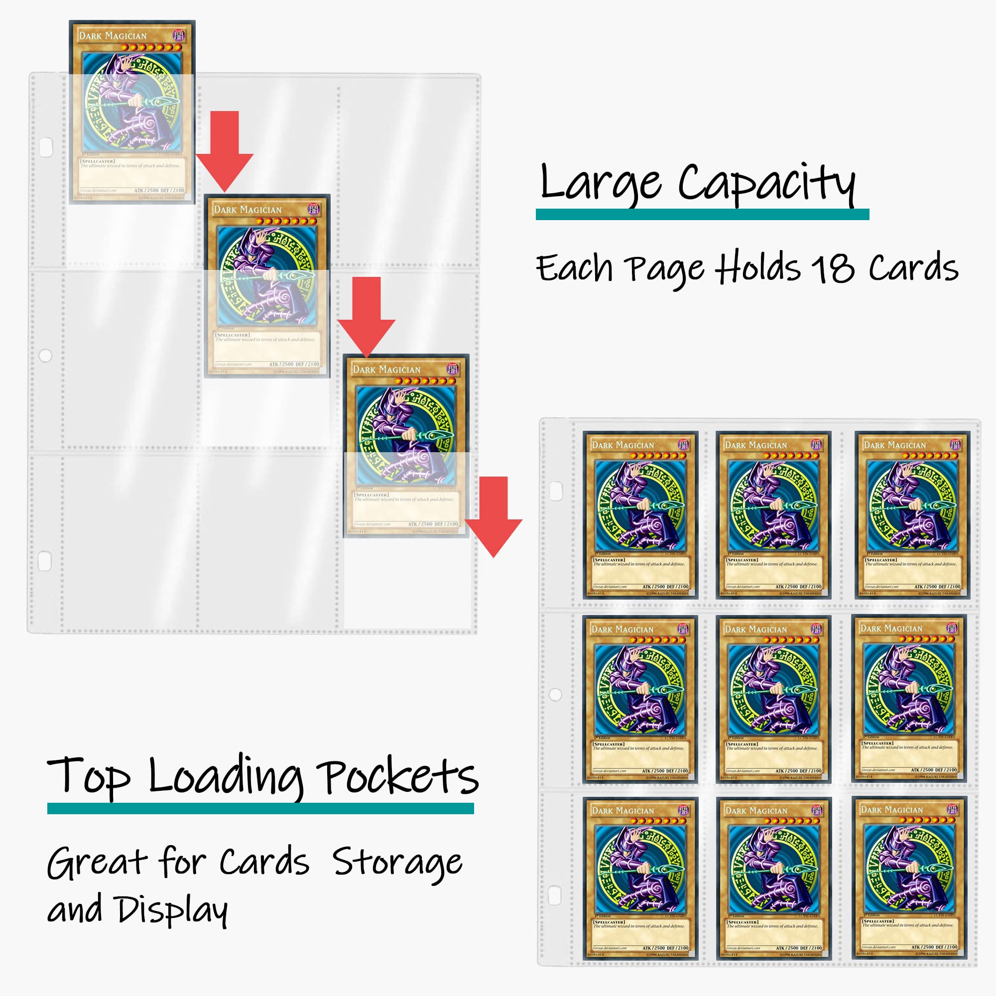 Amazon.co.jp: 遊戯王カード用カードバインダー - 720ポケット