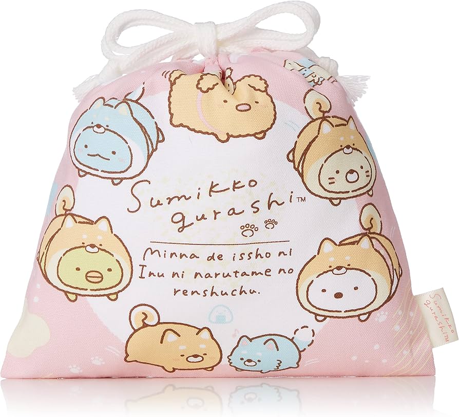 Amazon | サンエックス すみっコぐらし 巾着 ピンク CA24903 | バッグ