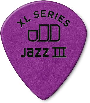 Amazon.com: Jim Dunlop Tortex® Jazz III XL Pick 1.14MM - 12 Pack