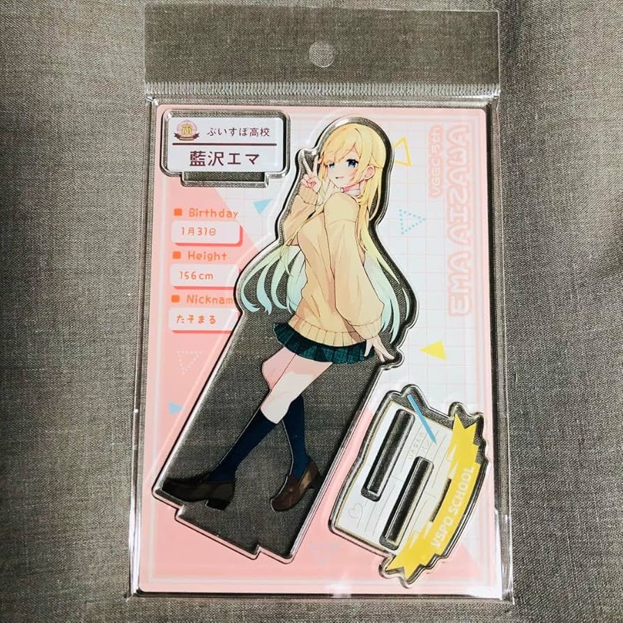 Amazon.co.jp: ぶいすぽっ 藍沢エマ 高校 中学校ver アクリルスタンド
