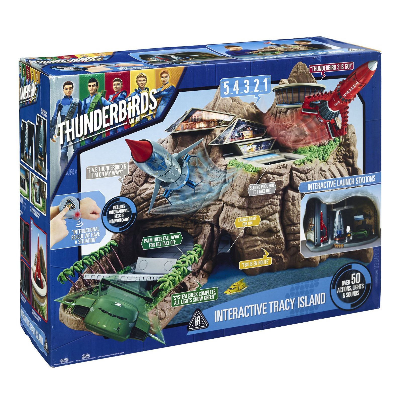 Amazon.co.jp: Thunderbirds Interactive Tracy Island Playset