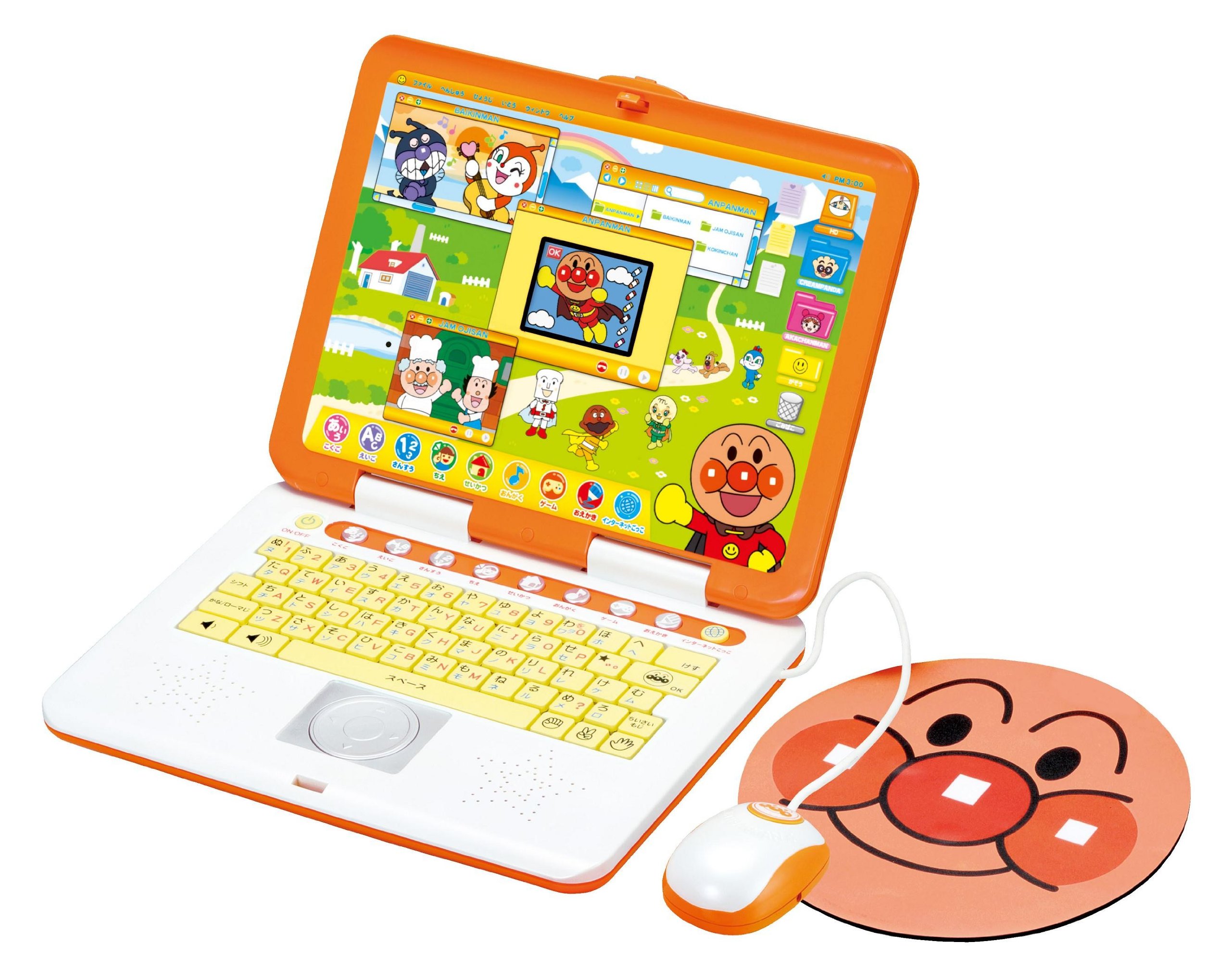 Amazon | マウスでクリック☆アンパンマンカラーパソコン | 子ども用