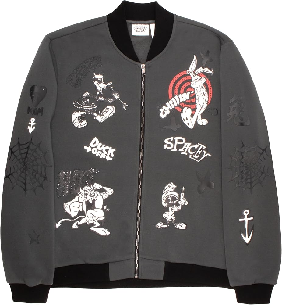 WARNER BROS Looney Tunes Varsity Bomber Jackets for Men Looney