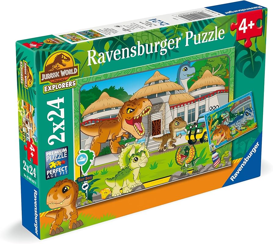 Amazon.com: Ravensburger Jurassic World Explorers: Livin' The Wild